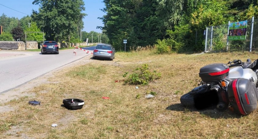 Pierwszeństwo miał motocyklista 