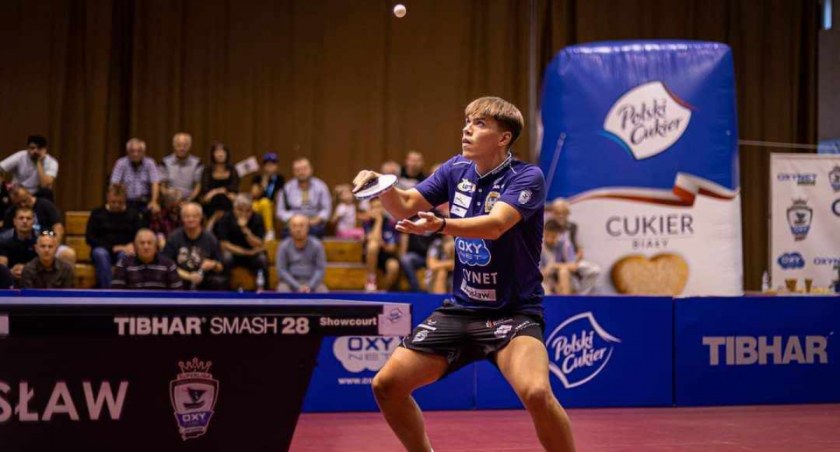 Alan Kulczycki na podium 1. Grand Prix Polski seniorów