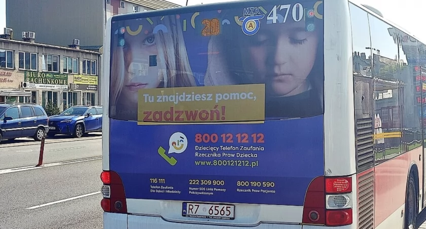 Dziecięcy Telefon Zaufania na autobusach przemyskiego MZK