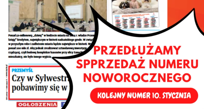 Uwaga! Przedłużamy sprzedaż numeru noworocznego!
