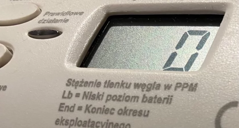 Na szczęście mieli czujnik czadu…  