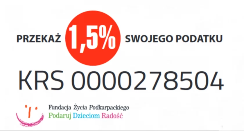 Przekaż 1,5 proc. podatku Fundacji Życia Podkarpackiego
