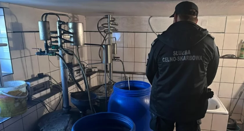 Przechwycili 1000 litrów nielegalnego alkoholu