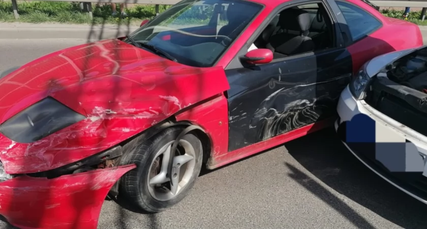 Wypadek na Alei Solidarności w Przemyślu [ZDJĘCIA]