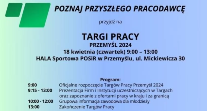Targi pracy w Przemyślu. Warto się wybrać!