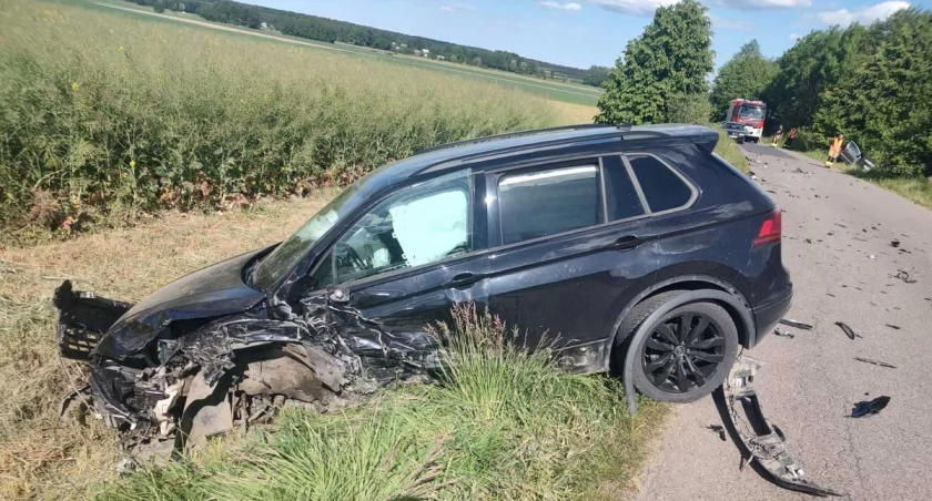 Zderzenie dwóch volkswagenów [ZDJĘCIA]