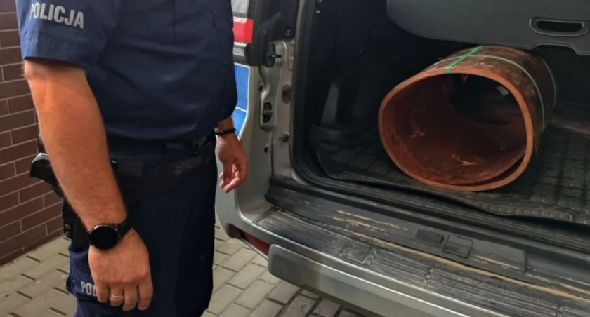 Ukradli rolki blachy miedzianej warte prawie 15 tys. zł