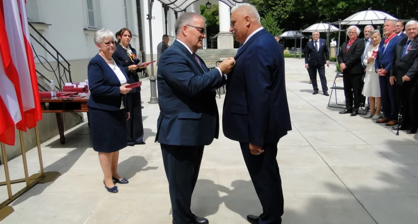 Krwiodawca z Krzyżem Kawalerskim Orderu Odrodzenia Polski