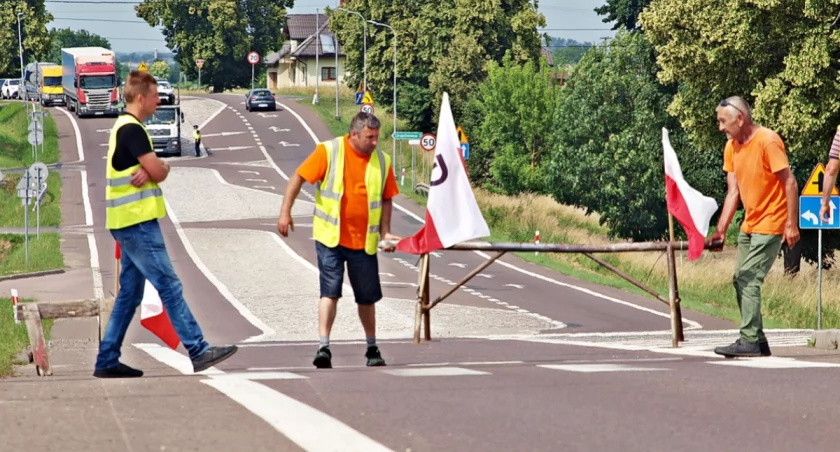 Koniec blokady drogi krajowej. Ale... może wrócić!