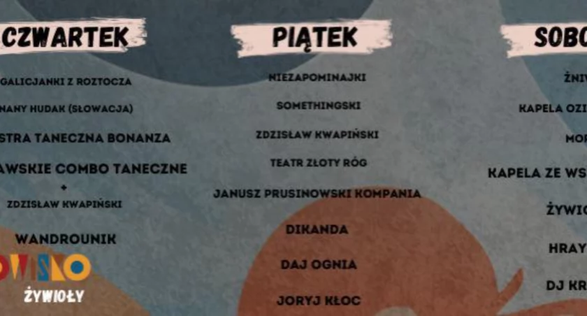 Folkowisko Żywioły - już jutro rusza największa lipcowa impreza na Podkarpaciu