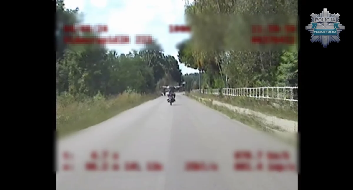 Motocyklista z promilami. A to tylko jedno z wykroczeń...
