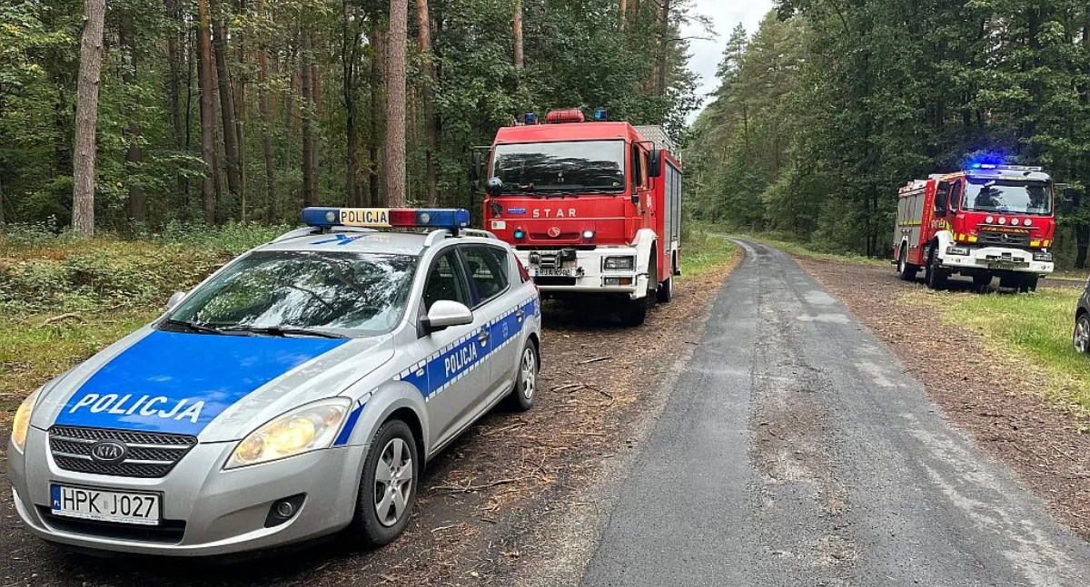 Wybrał się na grzyby i stracił orientację. W poszukiwania seniora zaangażowani zostali radymniańska policja i strażacy