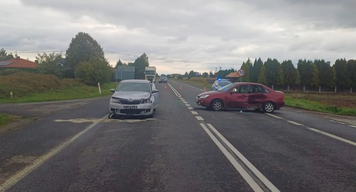 Nie ustąpił pierwszeństwa i doprowadził do zderzenia
