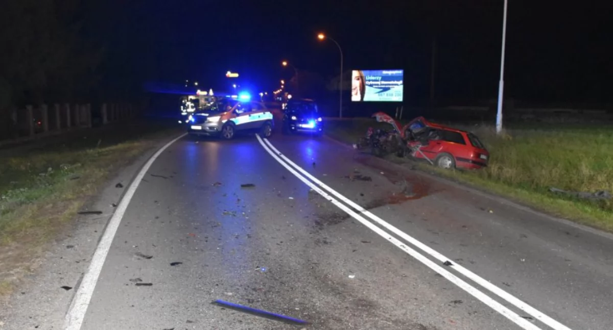 Czołówka w Szówsku. Sześć osób poszkodowanych, w tym dziecko [ZDJĘCIA]