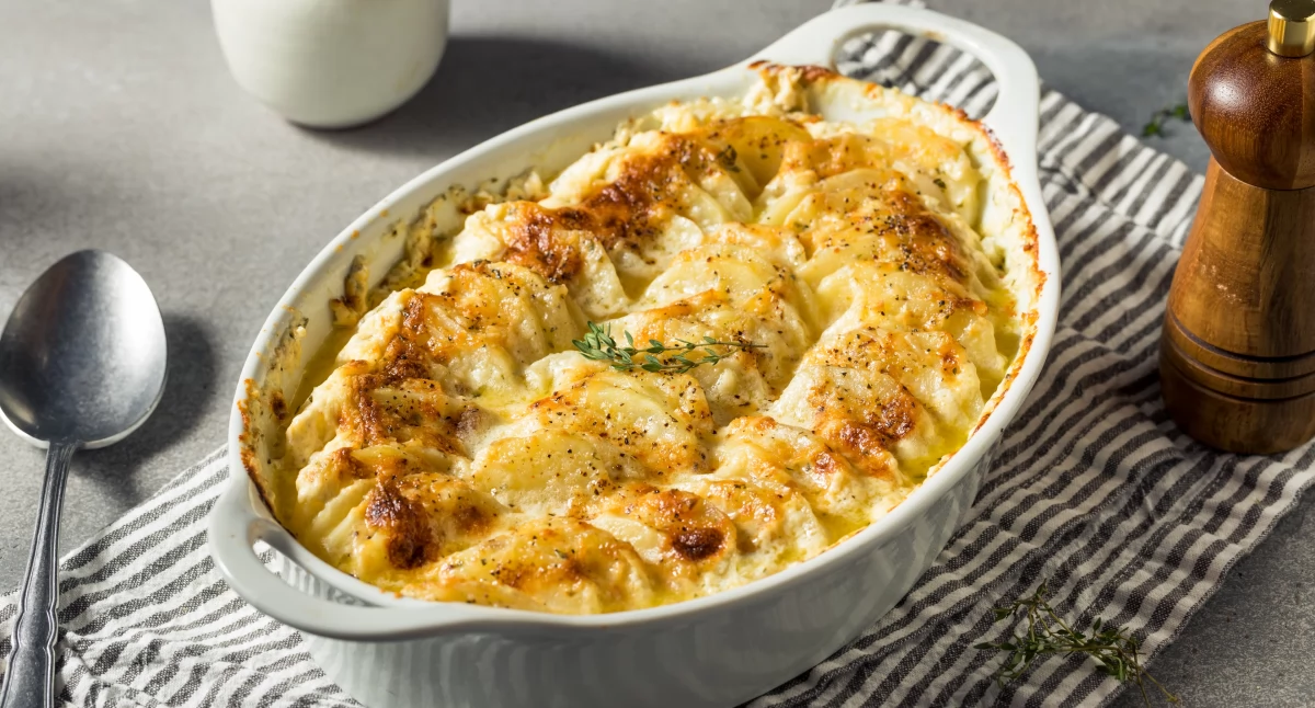 Zapiekanka ziemniaczana gratin (Gratin dauphinois)