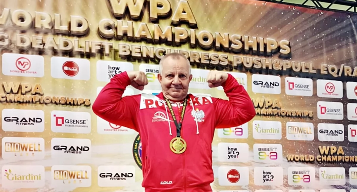 Ryszard Magdziak mistrzem świata w martwym ciągu