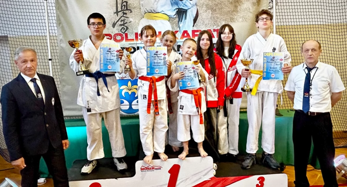 Złoty Samir. Medale młodzieży z Przemyskiego Klubu Karate Kyokushin