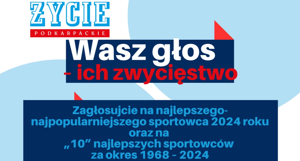 Wasz głos – ich zwycięstwo. Jeszcze tylko tydzień głosowania na najlepszego-najpopularniejszego sportowca 2024 roku oraz na „10” najlepszych sportowców za okres 1968 – 2024