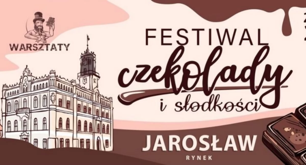Słodki koniec ferii w Jarosławiu. Jarosławski Rynek pełen czekoladowych atrakcji
