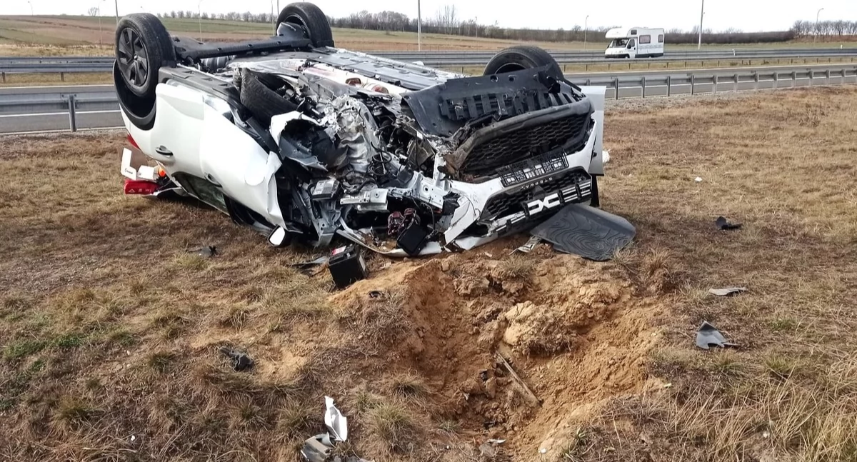 Niebezpieczny wypadek na A4 w Mirocinie [ZDJĘCIA]
