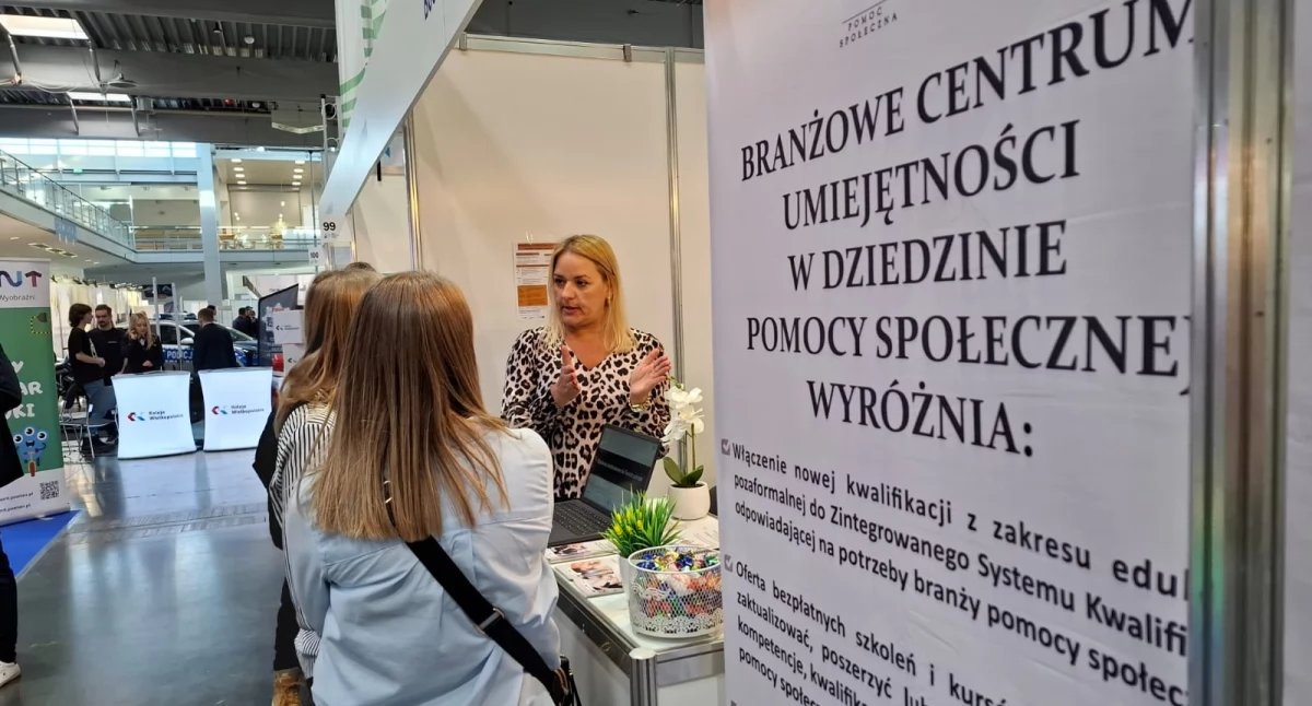 Promocja Branżowego Centrum Umiejętności na targach w Poznaniu 
