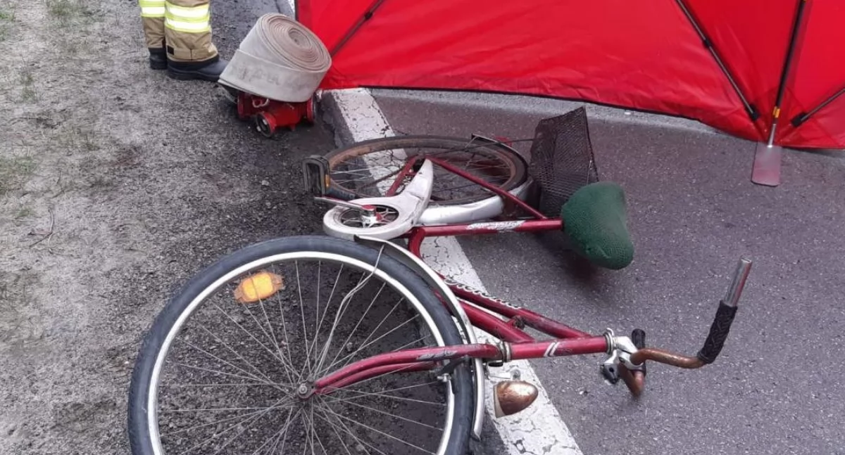 Śmiertelne potrącenie 57-letniego rowerzysty w Majdanie Sieniawskim 