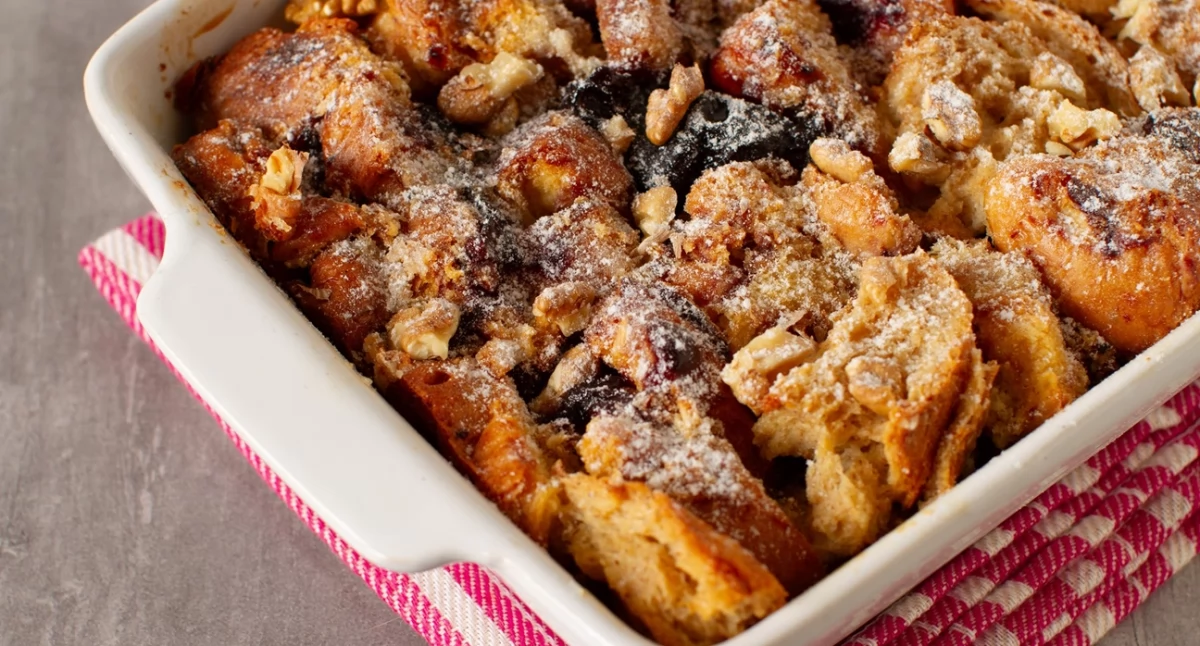 Pudding z resztek wielkanocnej babki