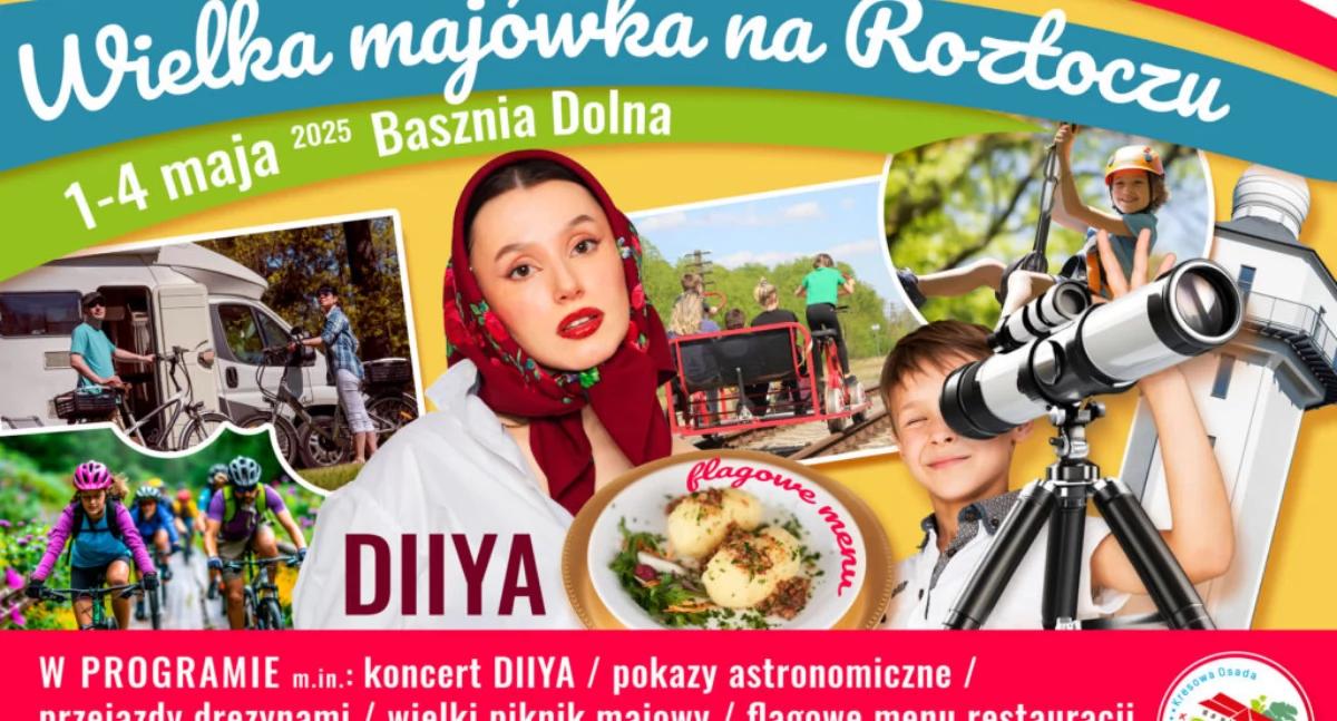 4 dni pełne atrakcji. Skorusa i DIIYA gwiazdami tegorocznej majówki na Roztoczu! 