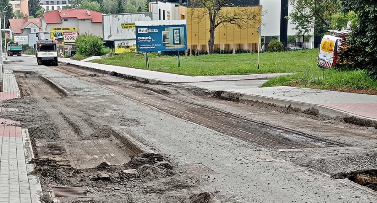 Ruszył (właściwy) remont ulicy Glazera w Przemyślu [ZDJĘCIA]