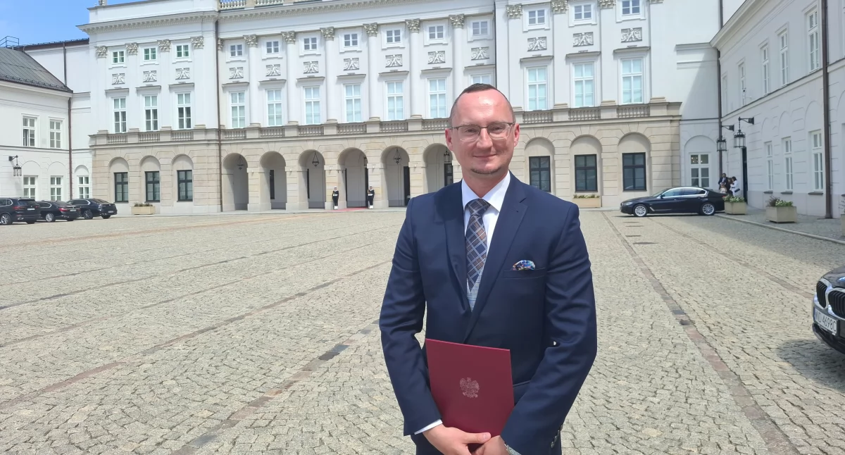 Przemyślanin odebrał akt nadania tytułu profesora belwederskiego