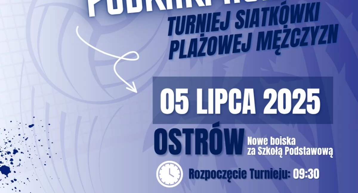 Turniej siatkówki plażowej mężczyzn w Ostrowie [TRWAJĄ ZAPISY]