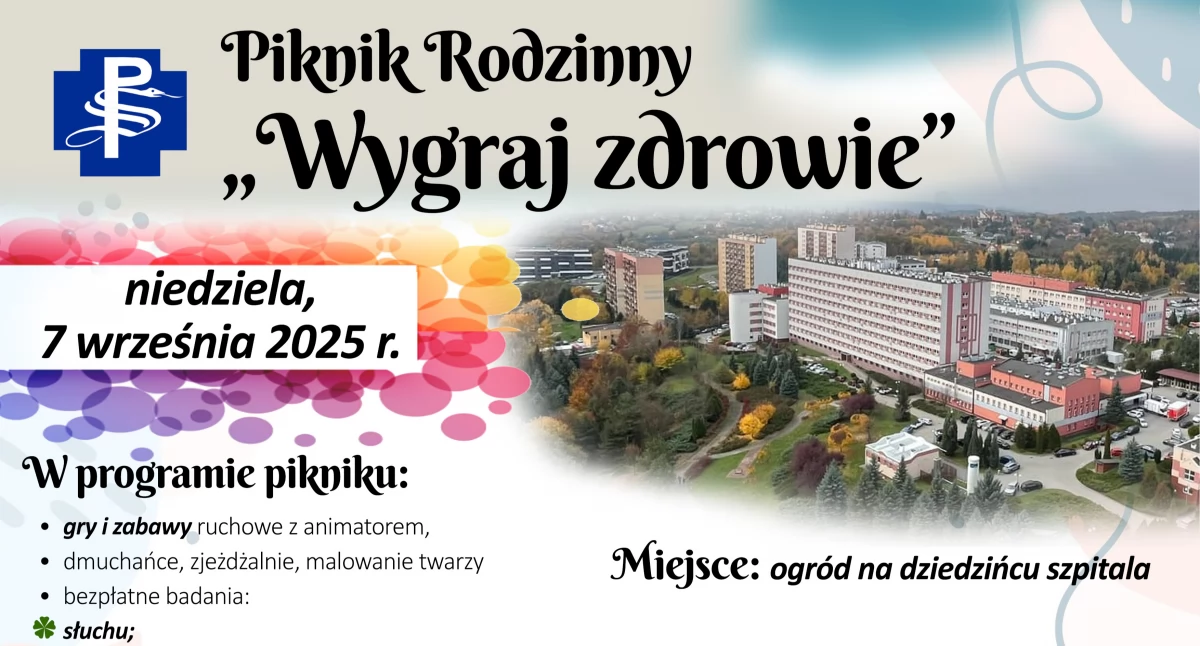 Wygraj zdrowie! Piknik rodzinny na dziedzińcu przemyskiego szpitala