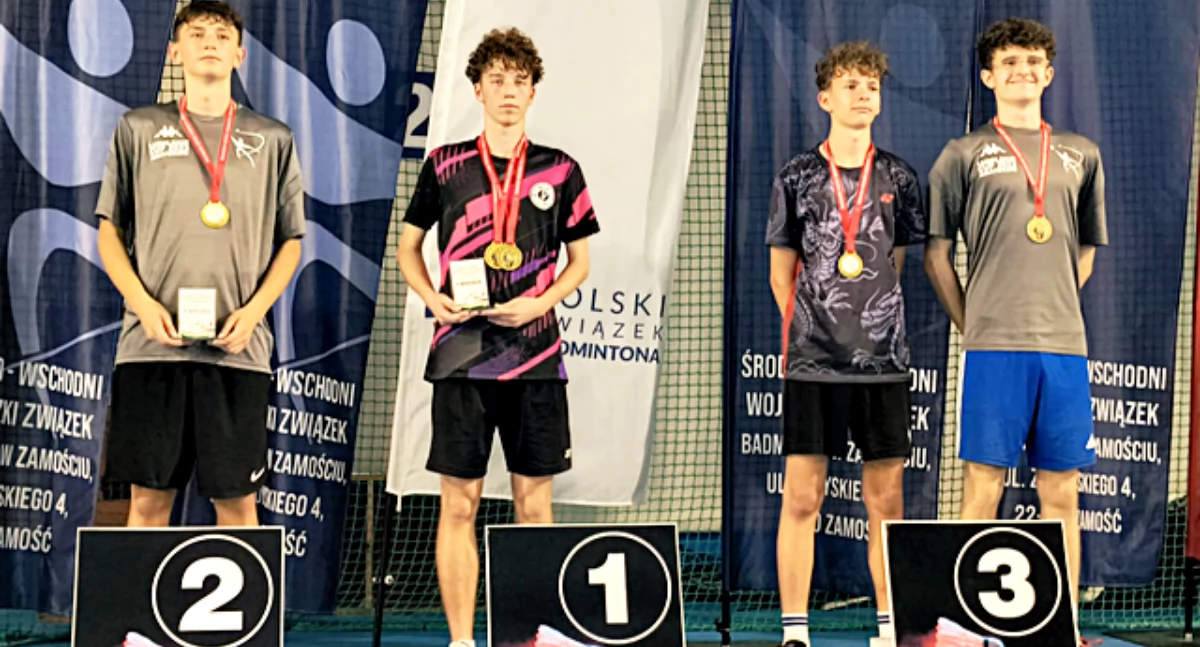 Hat-trick Szymona. Dublet Olka. Kapitalny występ badmintonistów w Zamościu
