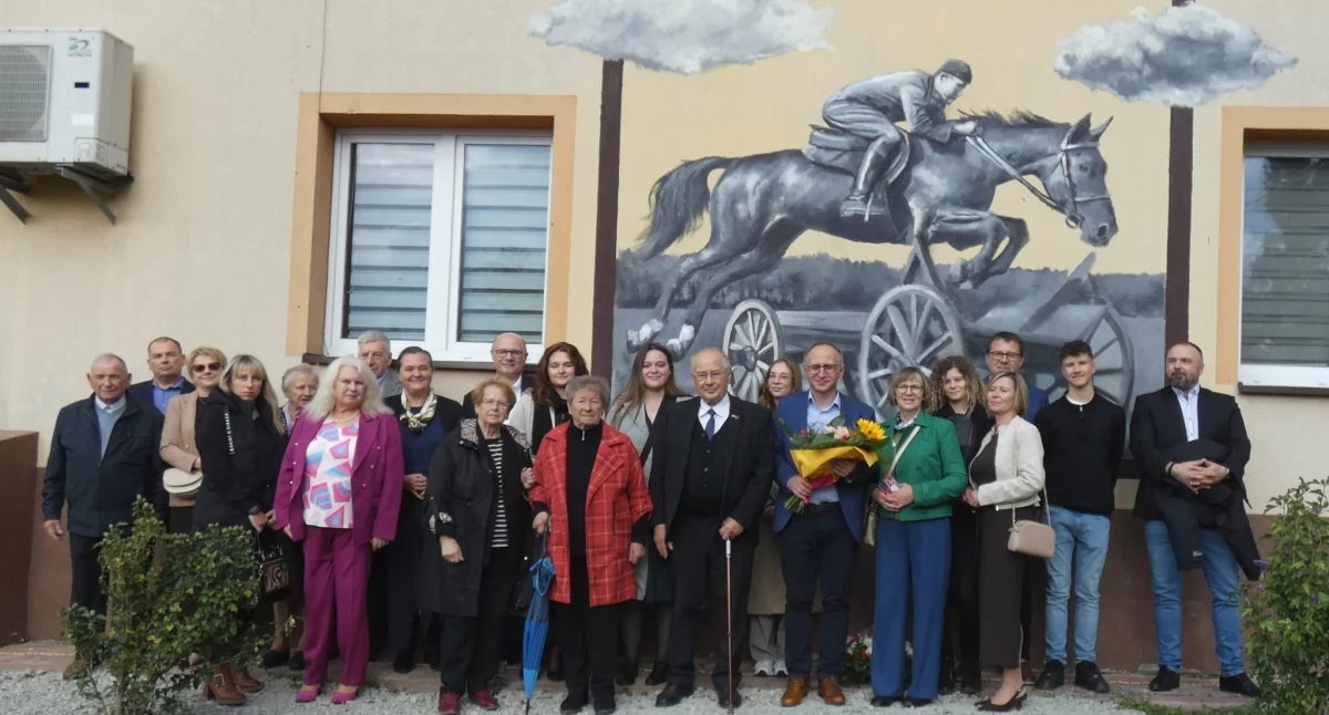 Mural na cześć majora Jana Gołdasza odsłonięty [ZDJĘCIA]