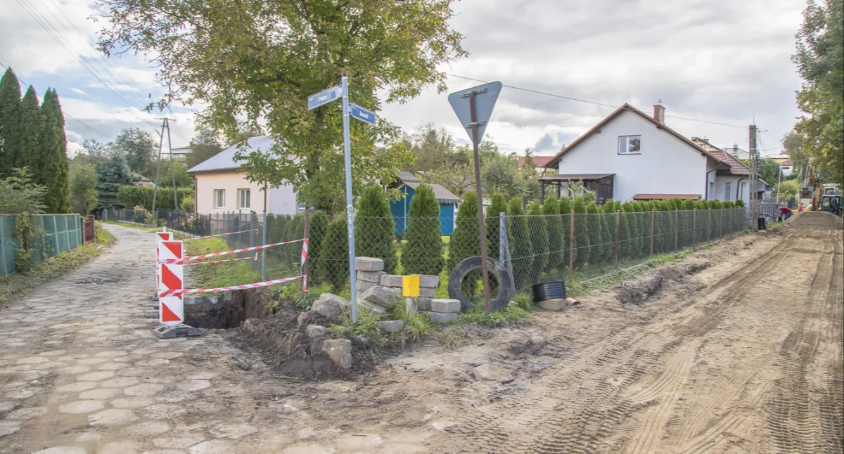 Sześć ulic w przebudowie