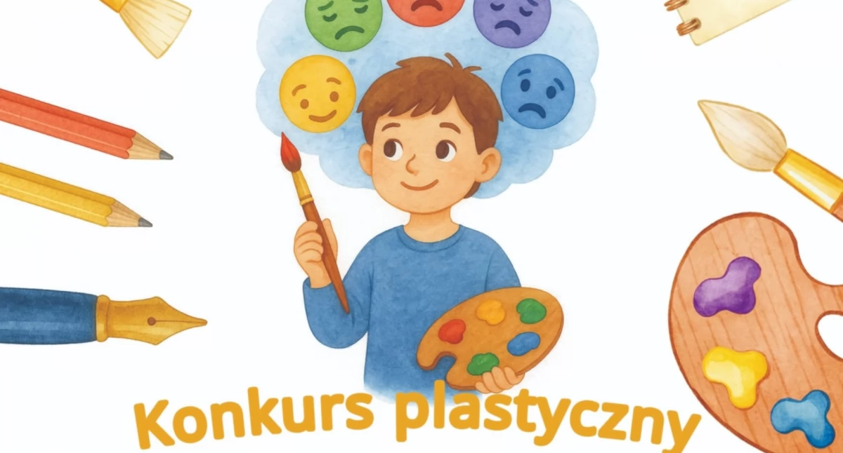 „W głowie się nie mieści – malujemy emocje”. Konkurs plastyczny dla uczniów klas IV-VIII