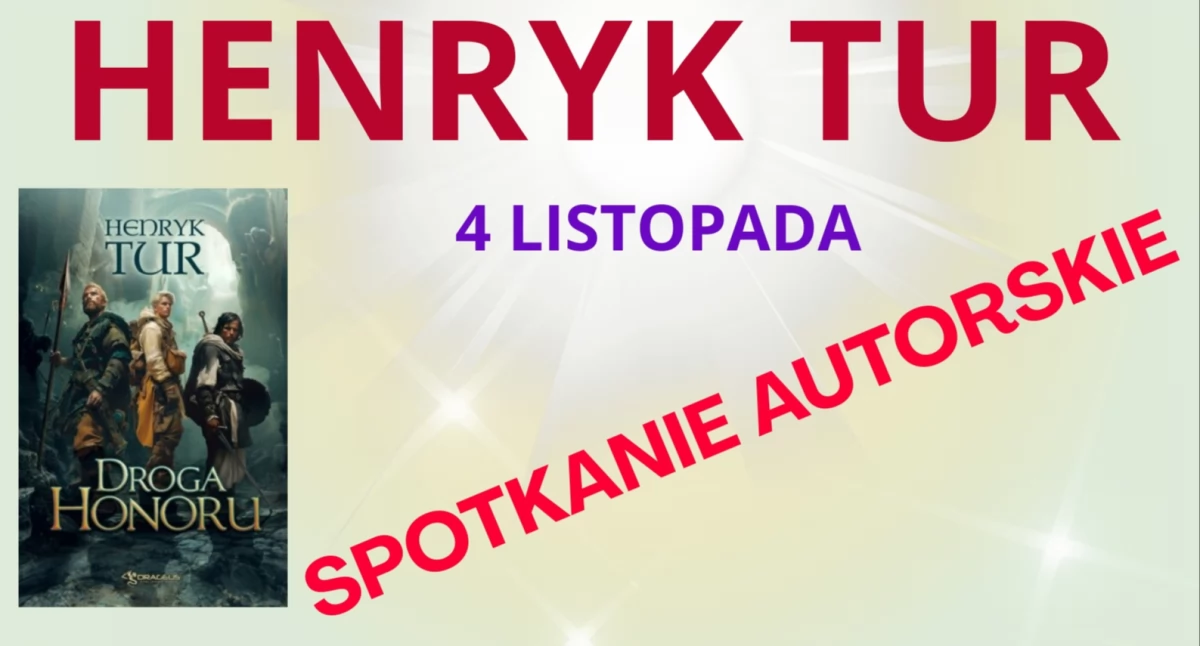 Spotkanie autorskie z Henrykiem Turem
