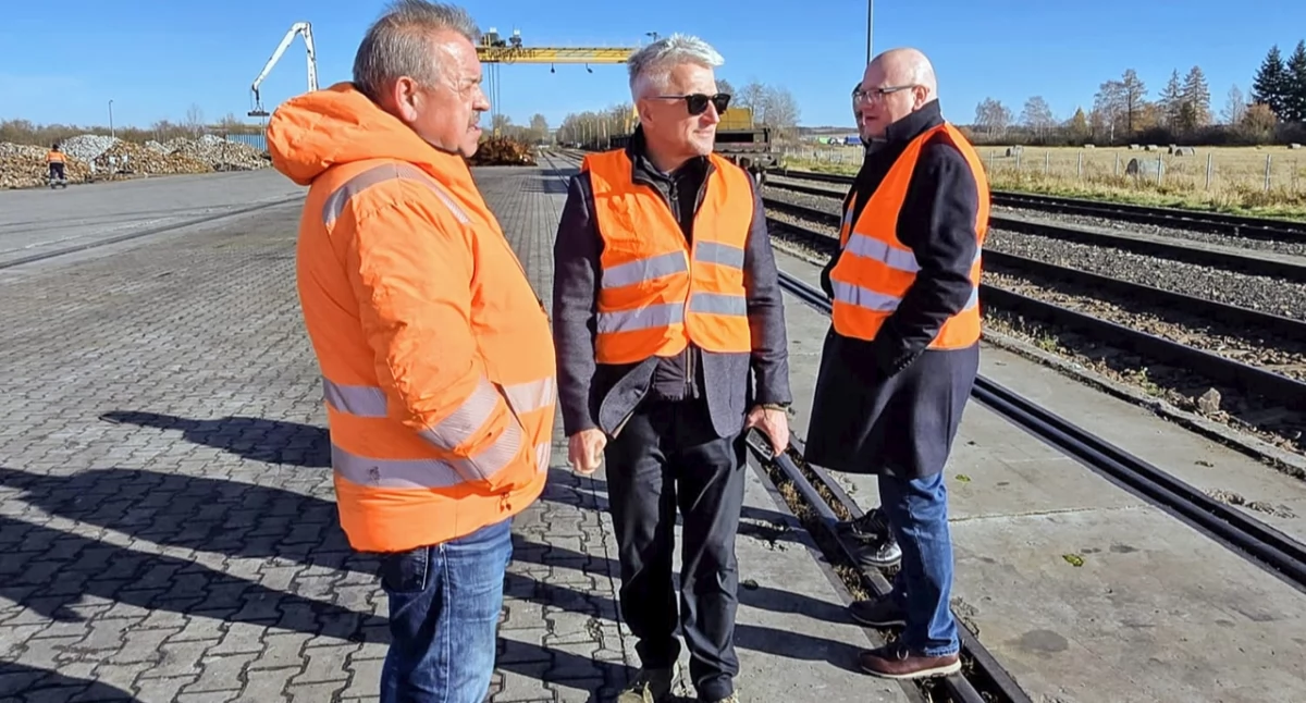 Prezes Urzędu Transportu Kolejowego z wizytą w Medyce 