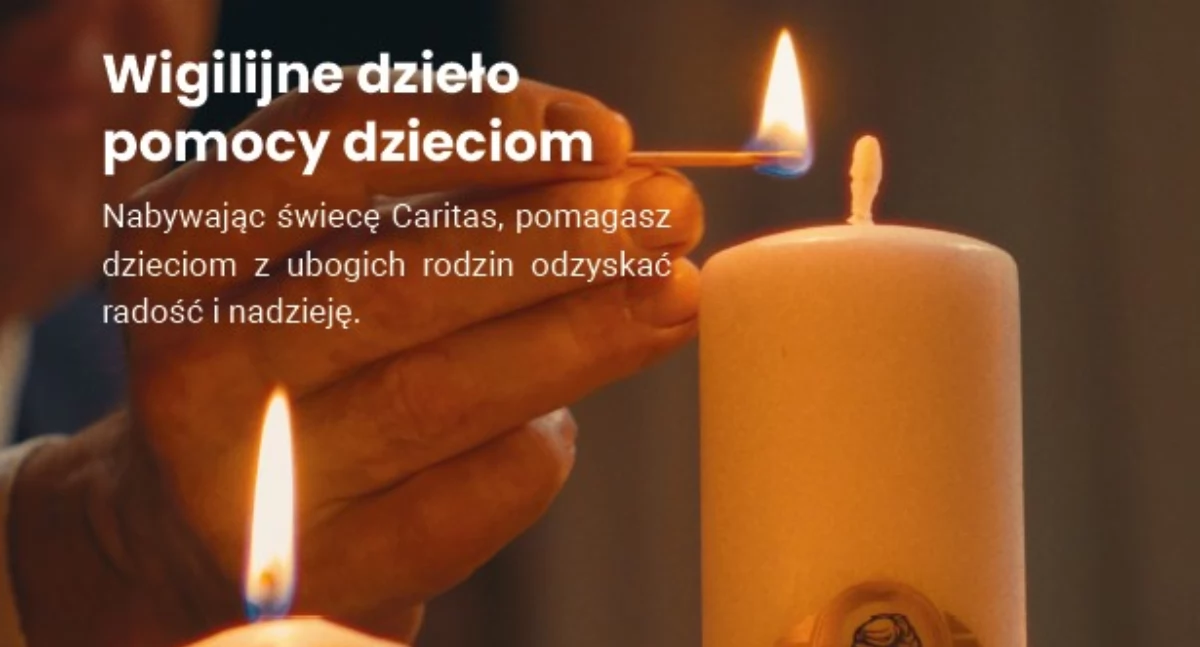 Mała świeca – wielka pomoc. Rusza kolejna edycja „Wigilijnego Dzieła Pomocy Dzieciom”