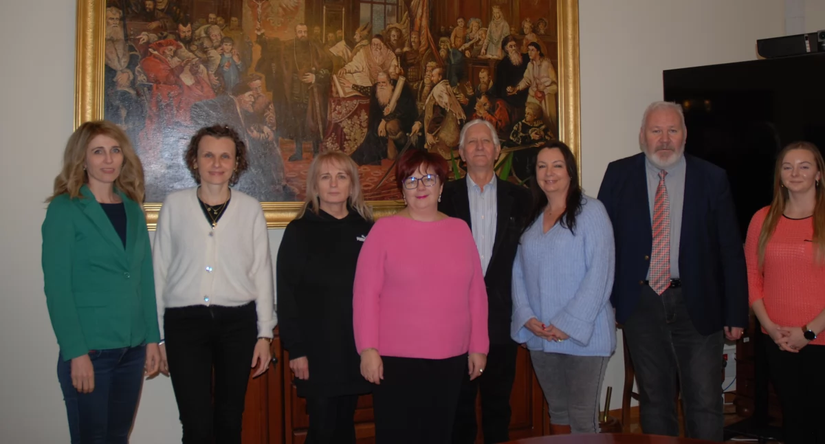 Słowacka delegacja na uczelni