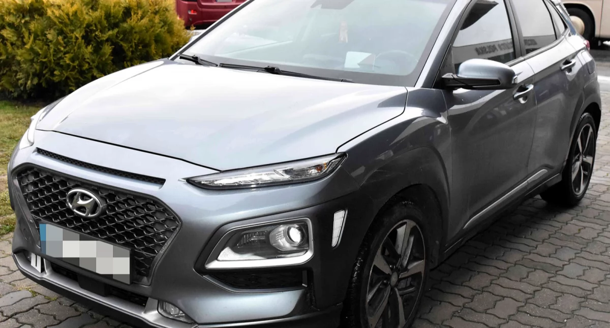 Hyundai z przerobionymi numerami 
