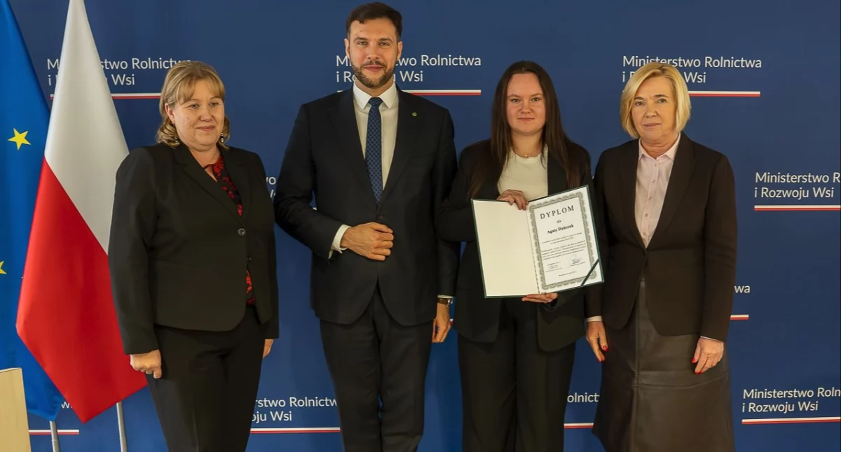 Agata i Michał w gronie najlepszych uczniów szkół rolniczych