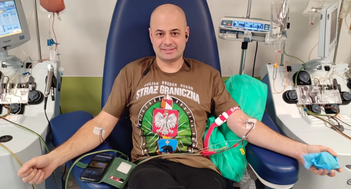 Podzielił się tym, co najcenniejsze. Szpik funkcjonariusza BiOSG pomoże „genetycznemu bliźniakowi” ze Stanów Zjednoczonych
