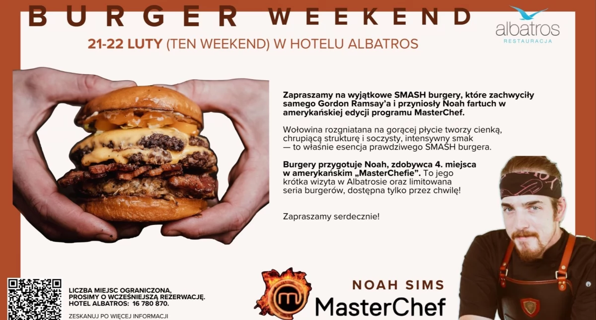 Burger Weekend w Hotelu Albatros 