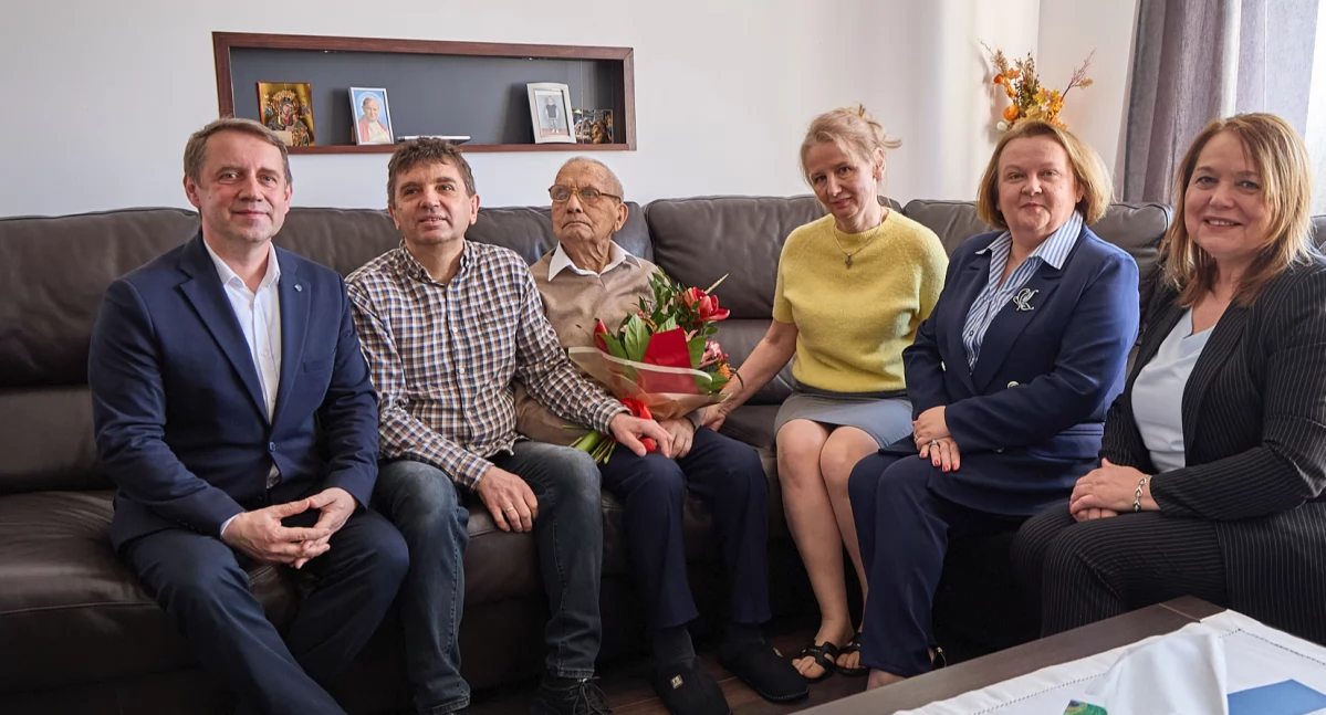 Mieszkaniec gminy Horyniec-Zdrój świętował 107. urodziny [ZDJĘCIA]