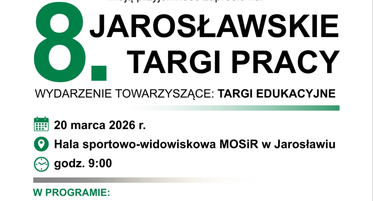 8. Jarosławskie Targi Pracy [ZAPOWIEDŹ]