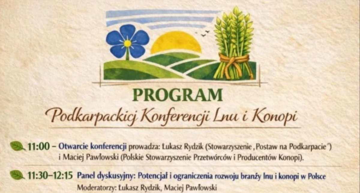 Podkarpacka Konferencja Lnu i Konopi [ZAPOWIEDŹ]