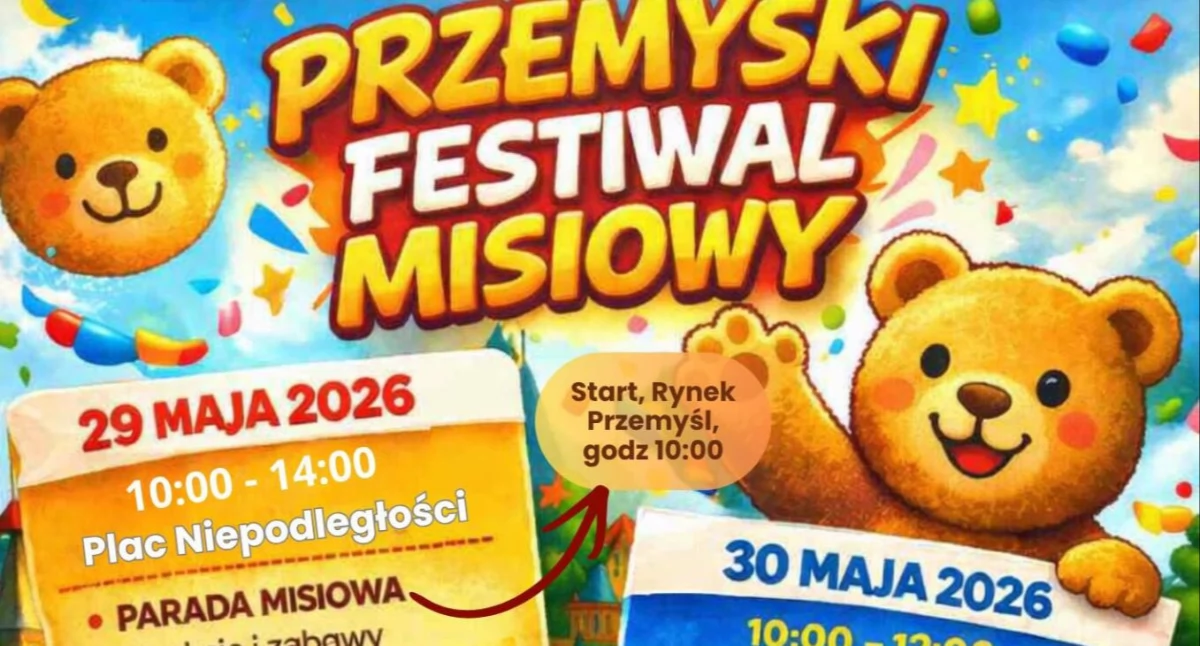 Przemyski Festiwal Misiowy startuje lada dzień