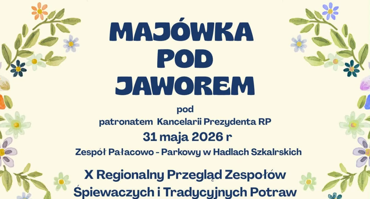 Majówka pod Jaworem w Hadlach Szklarskich [ZAPOWIEDŹ]
