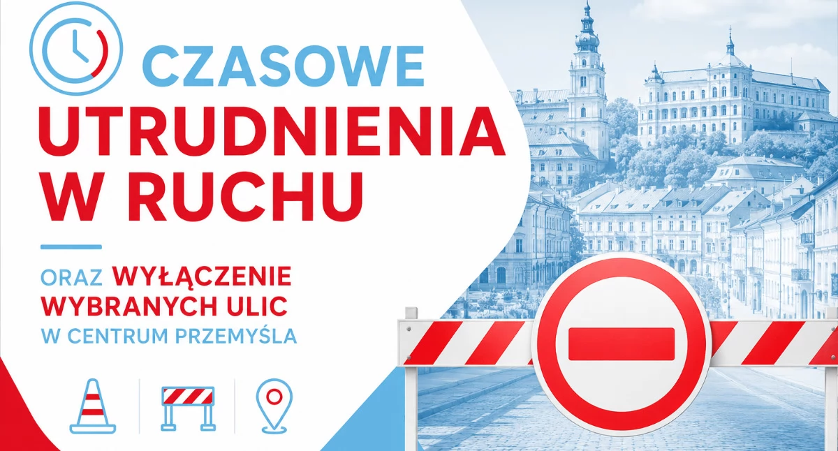 Uwaga kierowcy! W piątek, w Przemyślu napotkacie utrudnienia